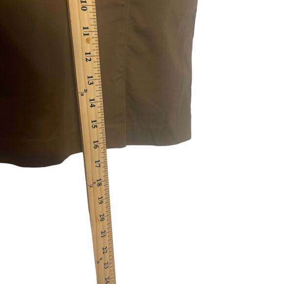 Carter Humphrey Women's Size 2 Brown Button Academia Mini Skirt - Picture 9 of 9